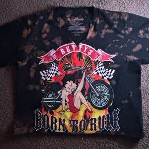 Betty Boop Biker Shirt